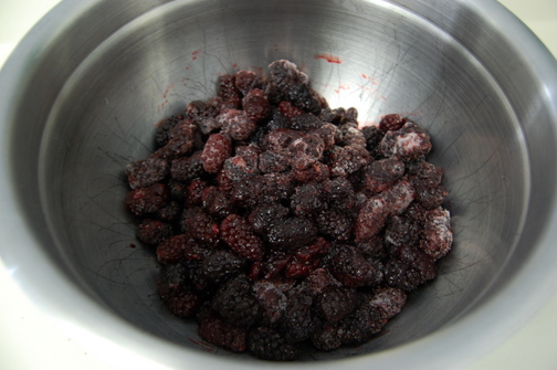 Blackberry Sour Cream Pie